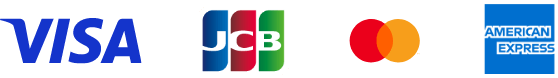 VISA・JCB・Mastercard・AMEX